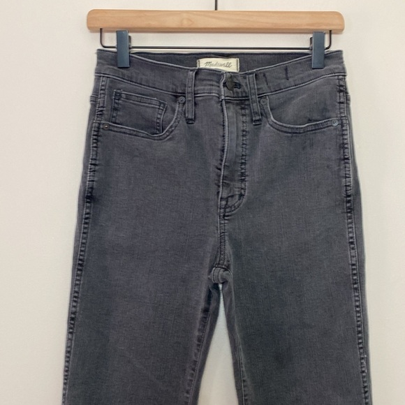 Madewell Stovepipe Jeans in Banberry Wash Raw-Hem Edition Size 26 - Picture 4 of 14